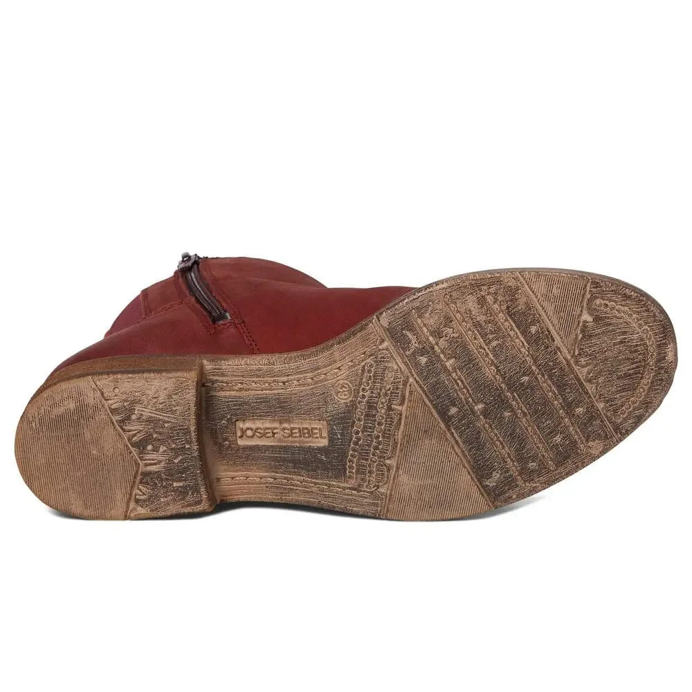 JOSEF SEIBEL WOMEN'S SIENNA 08 BOOTS BORDO 5-5.5 MEDIUM